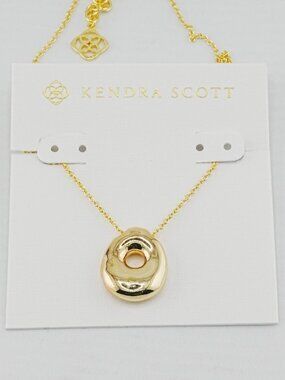 Kendra Scott Polished Letter Necklace